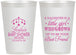 Personalized Baby Shower 12 oz Frosted Cups - Little Girls Best Friend | 90173