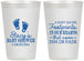 Personalized Baby Shower 12 oz Frosted Cups - Footprints | 90176