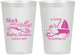 Personalized Baby Shower 12 oz Frosted Cups - Sailboat | 90178
