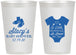 Personalized Baby Shower 12 oz Frosted Cups - Loved By All | 90188