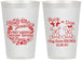 Personalized Baby Shower 12 oz Frosted Cups - Christmas Gender Reveal | 90193