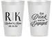 Personalized Engagement 14 oz Frosted Cups - Eat Drink Be Engaged | 10000