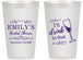 Personalized Bridal Shower 14 oz Frosted Cups - I'll Drink To The That | 100006