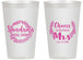 Personalized Bridal Shower 14 oz Frosted Cups - Future Mrs | 100015