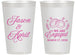 Personalized Engagement 14 oz Frosted Cups - We Are Engaged | 10003