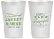 Personalized Engagement 14 oz Frosted Cups - Happily Ever Engaged | 10006
