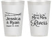 Personalized Engagement 14 oz Frosted Cups - Soon To Be Mr And Mrs | 10008
