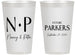 Personalized Engagement 14 oz Frosted Cups - Future | 10010