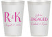 Personalized Engagement 14 oz Frosted Cups - We Are Engaged | 10011