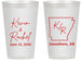 Personalized Wedding 14 oz Frosted Cups - Arkansas | 103