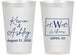 Personalized Wedding 14 oz Frosted Cups - Colorado | 105