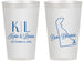 Personalized Wedding 14 oz Frosted Cups - Delaware | 107