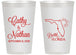 Personalized Wedding 14 oz Frosted Cups - Florida | 108