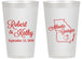Personalized Wedding 14 oz Frosted Cups - Georgia | 109