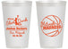 Personalized Bar Mitzvah 14 oz Frosted Cups - 13th Birthday Basketball | 110000