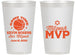 Personalized Bar Mitzvah 14 oz Frosted Cups - 13th Birthday Basketball | 110001