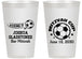 Personalized Bar Mitzvah 14 oz Frosted Cups - 13th Birthday Soccer | 110008
