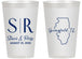 Personalized Wedding 14 oz Frosted Cups - Illinois | 112