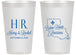 Personalized Wedding 14 oz Frosted Cups - Louisiana | 117