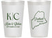 Personalized Wedding 14 oz Frosted Cups - Maine | 118