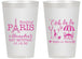 Personalized Bat Mitzvah 14 oz Frosted Cups - 12th Birthday Paris | 120004