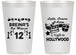 Personalized Bat Mitzvah 14 oz Frosted Cups - 12th Birthday Hollywood | 120006
