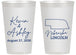 Personalized Wedding 14 oz Frosted Cups - Nebraska | 126