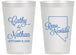 Personalized Wedding 14 oz Frosted Cups - Nevada | 127