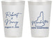 Personalized Wedding 14 oz Frosted Cups - New Hampshire | 128