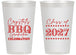 Personalized Graduation 14 oz Frosted Cups - Class Of 2027 Bbq | 130005