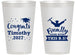 Personalized Graduation 14 oz Frosted Cups - Class Of 2027 Done With Bs | 130025