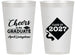 Personalized Graduation 14 oz Frosted Cups - Class Of 2027 Tassel Hassel | 130033