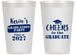 Personalized Graduation 14 oz Frosted Cups - Class Of 2027 Cheers Graduate | 130034