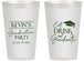 Personalized Graduation 14 oz Frosted Cups - Class Of 2027 Eat Drink Graduate | 130043