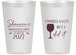 Personalized Graduation 14 oz Frosted Cups - Class Of 2027 Wined A Lot | 130044