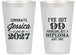 Personalized Graduation 14 oz Frosted Cups - Class Of 2027 99 Problems | 130047