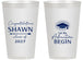 Personalized Graduation 14 oz Frosted Cups - Class Of 2027 Adventure Begin | 130048