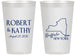 Personalized Wedding 14 oz Frosted Cups - New York | 131