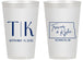 Personalized Wedding 14 oz Frosted Cups - North Dakota | 133