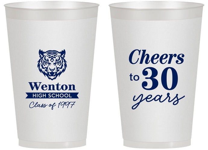 Personalized Class Reunion 14 oz Frosted Cups - Class Of 1997 30 Year | 140002