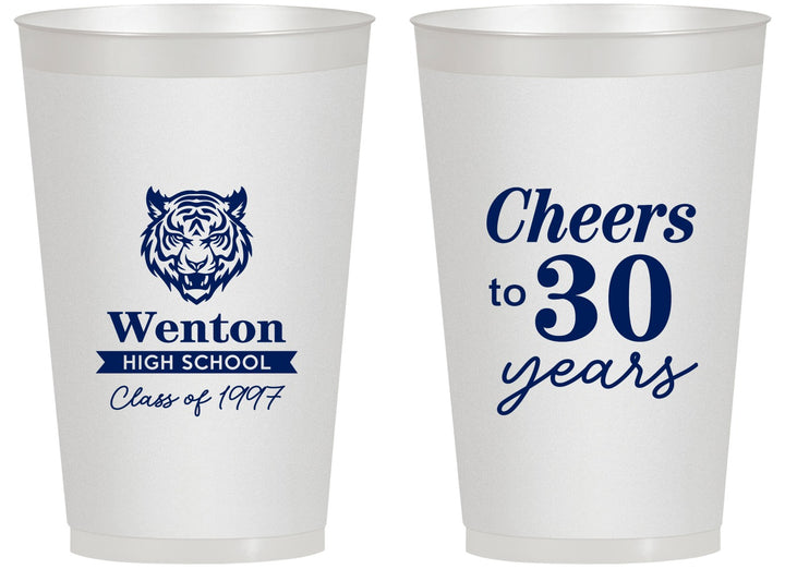 Personalized Class Reunion 14 oz Frosted Cups - Class Of 1997 30 Year | 140002