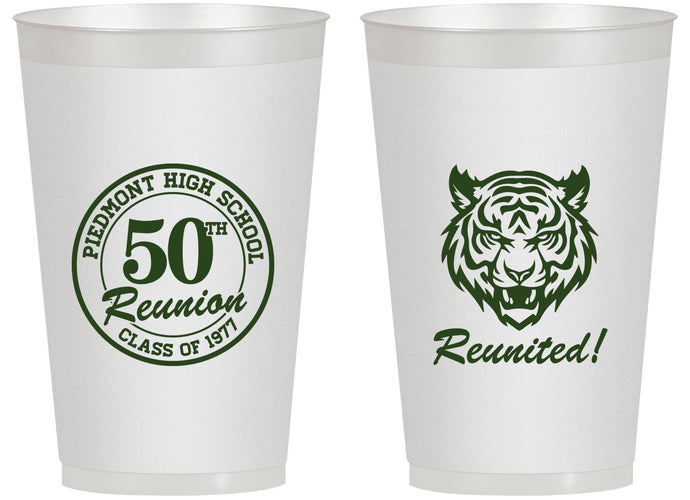 Personalized Class Reunion 14 oz Frosted Cups - Class Of 1977 50 Year | 140009