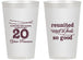 Personalized Class Reunion 14 oz Frosted Cups - Class Of 2007 20 Year | 140011