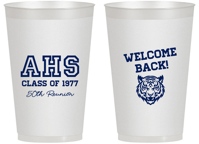 Personalized Class Reunion 14 oz Frosted Cups - Class Of 1977 50 Year | 140014