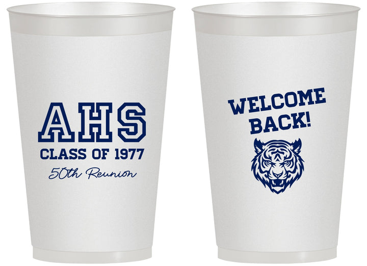 Personalized Class Reunion 14 oz Frosted Cups - Class Of 1977 50 Year | 140014