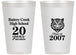 Personalized Class Reunion 14 oz Frosted Cups - Class Of 2007 20 Year | 140016