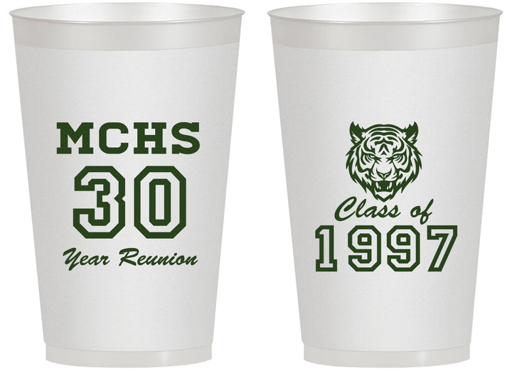 Personalized Class Reunion 14 oz Frosted Cups - Class Of 1997 30 Year | 140017