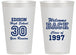 Personalized Class Reunion 14 oz Frosted Cups - Class Of 1997 30 Year | 140022