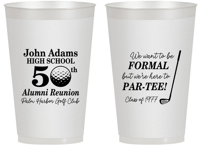 Personalized Class Reunion 14 oz Frosted Cups - Class Of 1977 50 Year | 140024