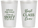 Personalized Class Reunion 14 oz Frosted Cups - Class Of 2017 10 Year | 140025